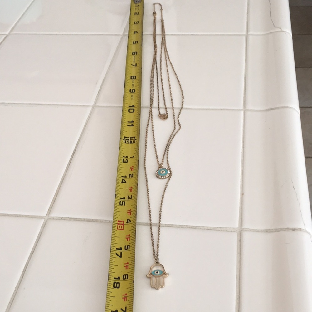 ❤️💔BEAUTIFUL THREE IN ONE NECKLACE WITH HAMZA💔❤️ - Picture 7 of 8